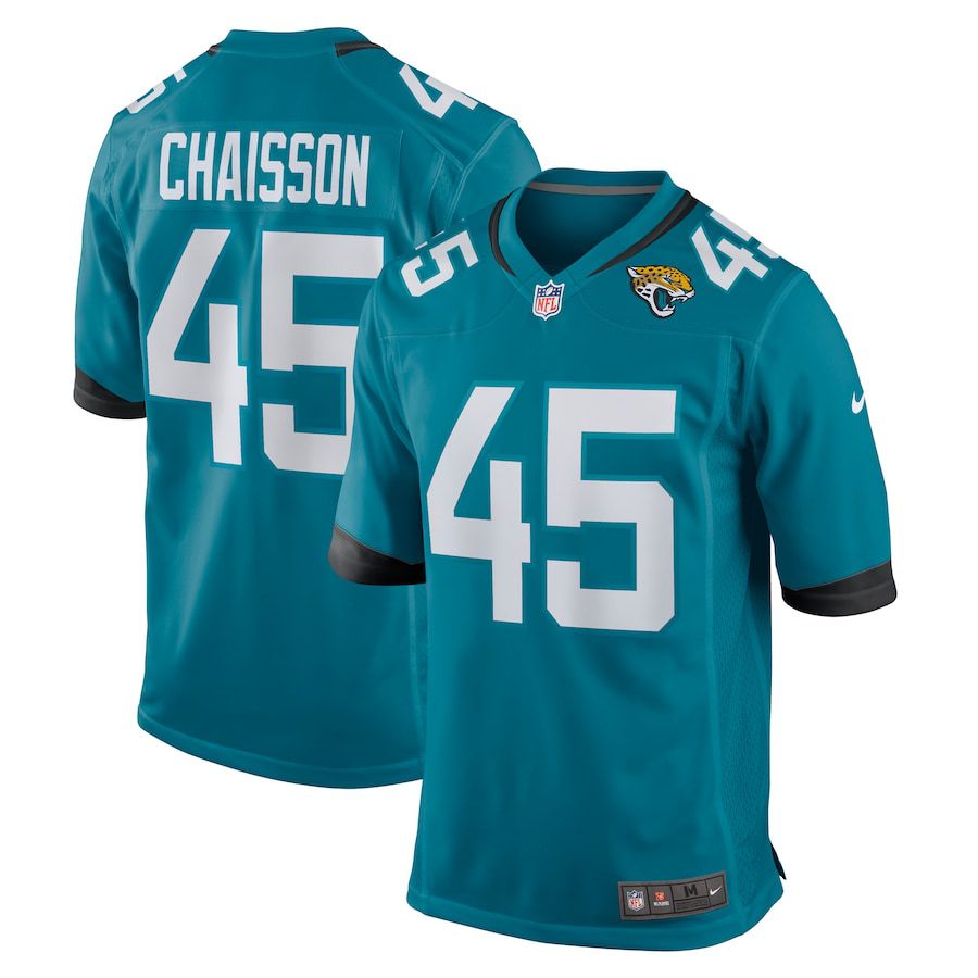 Men Jacksonville Jaguars #45 Chaisson Nike Green Game NFL Jersey